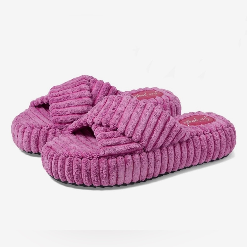 FREE PEOPLE Two Days in Ibiza Slippers - Orchid